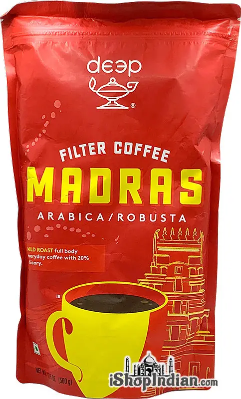 Deep Filter Coffee Madras - Arabica/Robusta (17.6 oz bag)