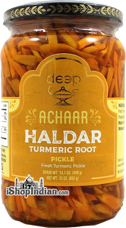 Deep Amba Haldar (Fresh Turmeric) Pickle - 23 oz (Other Pickles)