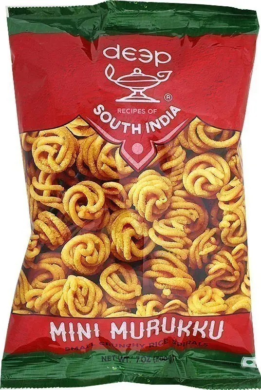 Deep South India Mini Murukku (7 oz bag)