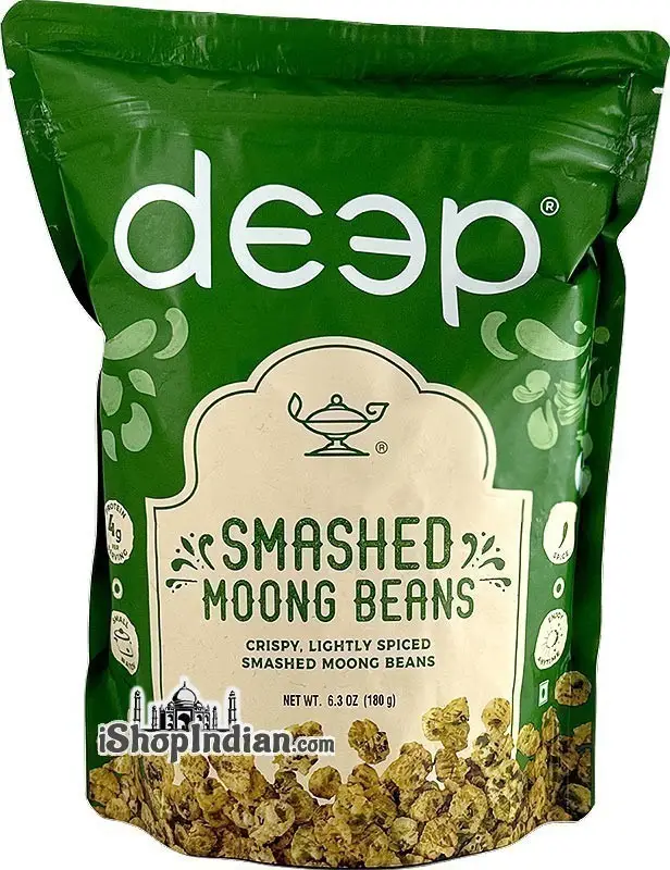 Deep Smashed Moong Beans (6.3 oz pack)