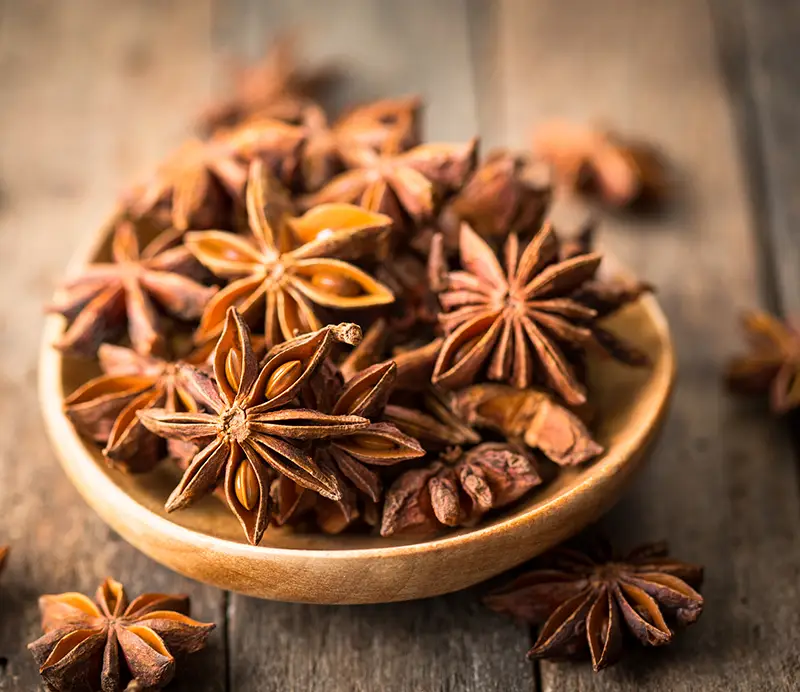 Deep Star Anise (Anistar) Whole (Spices)