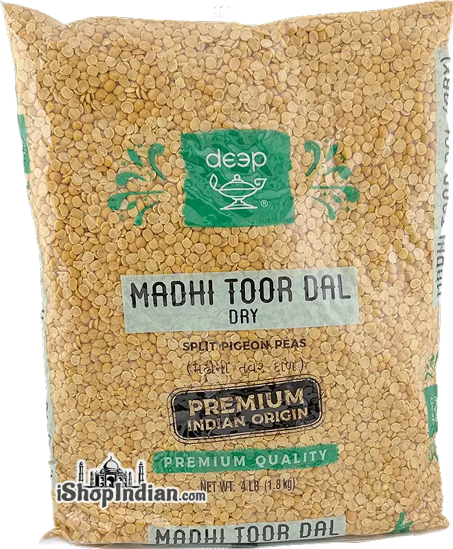 Deep Toor Dal (MADHI) Dry - 4 lbs (Lentils - Dals)