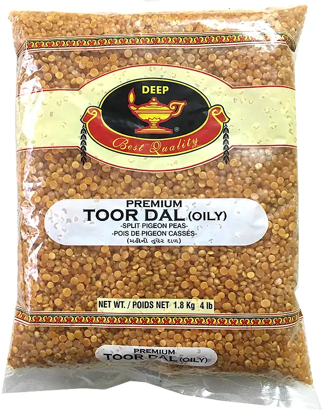 Deep Toor Dal - Oily - 4 lbs (Lentils - Dals)