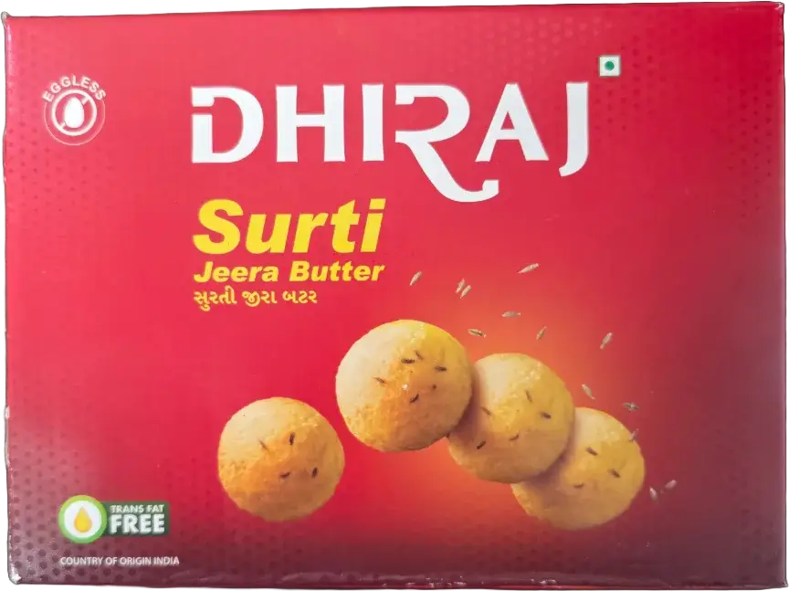 Dhiraj Surti Jeera Butter Biscuits (500 gm tin)