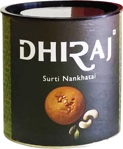 Dhiraj Surti Nankhatai Biscuits (500 gm tin)