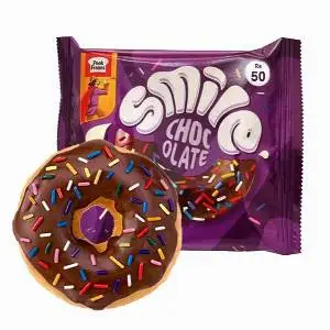 EBM Smile - Chocolate - Flavored Donut Cake - 6 Pack (Other Snacks)