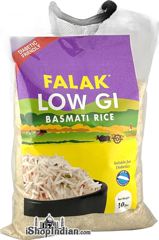 Falak Low GI Basmati Rice - 10 lbs (Rice)