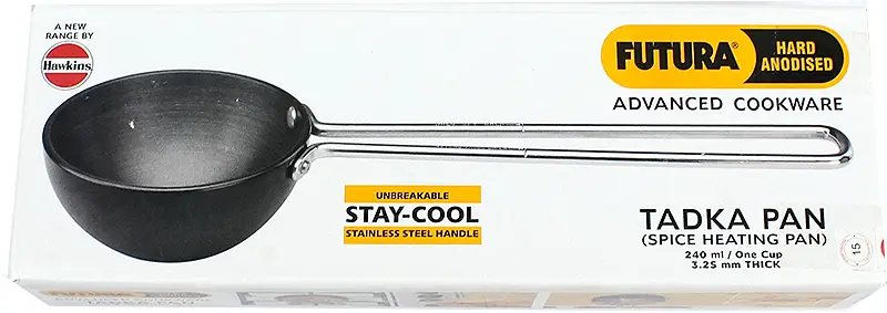 Futura Hard Anodised Tadka Spice Heating Pan (1 Cup) L31