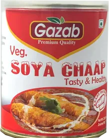 Gazab Veg Soya Chaap (Veg Soya Sticks) (850 gm tin)