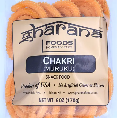 Gharana Foods Chakri (Muruku) (6 oz bag)