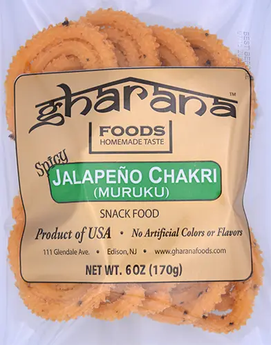 Gharana Foods Jalapeno Chakri (6 oz bag)