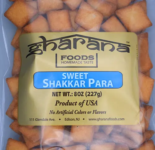 Gharana Foods Sweet Shakkar Para (8 oz bag)