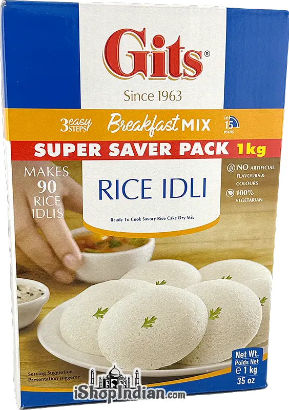Gits Rice Idli Mix - 1 kg (Instant Mix)