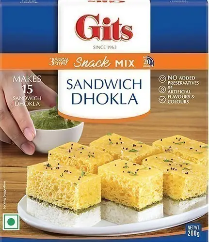 Gits Sandwich Dhokla Mix (200 gm box)