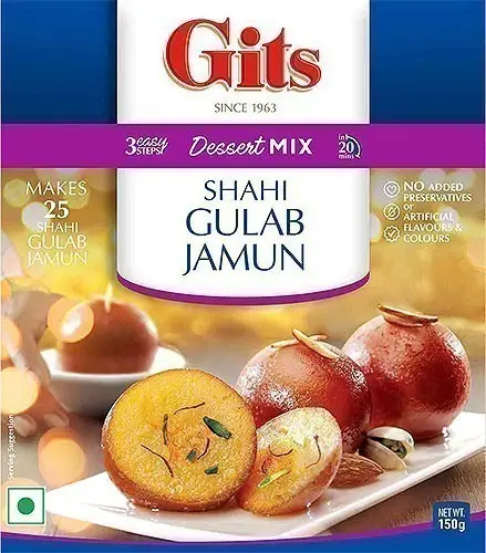 Gits Shahi Gulab Jamun Mix (150 gm box)