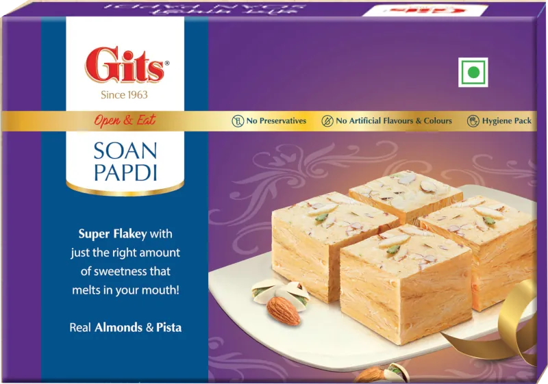Gits  Soan Papdi - 250 gms (Sweets)