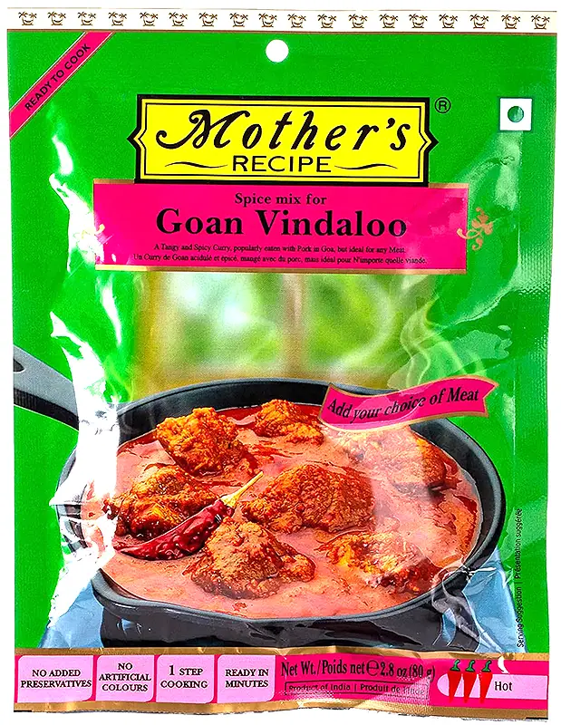 Mother's Recipe Goan Vindaloo Spice Mix (2.8 oz pouch)