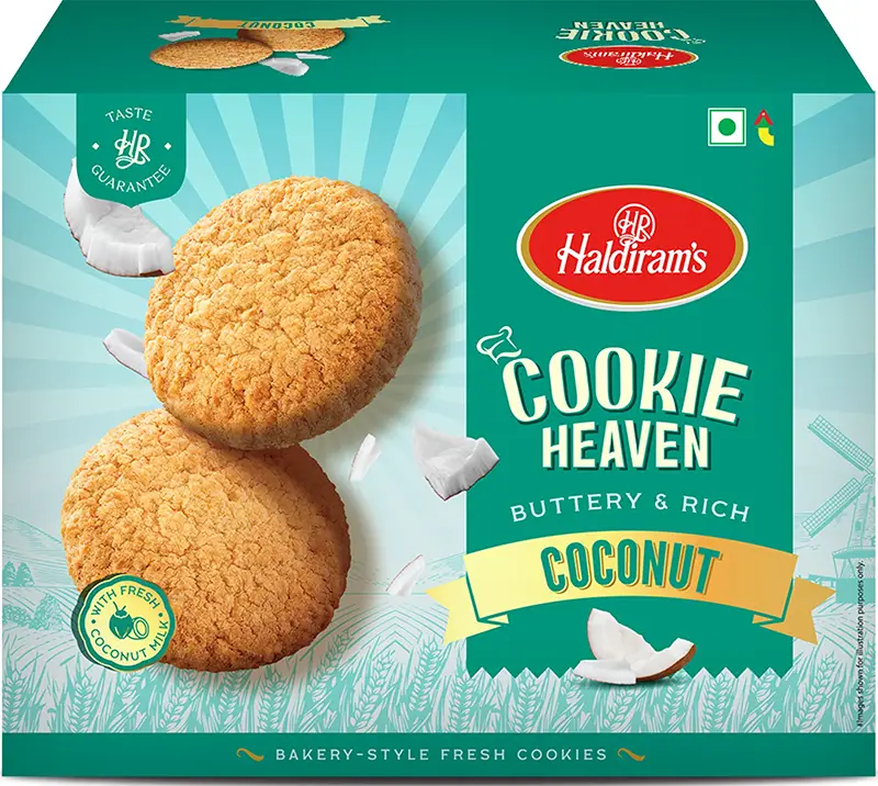Haldiram's Cookie Heaven - Coconut Cookies (7 Oz Pack)