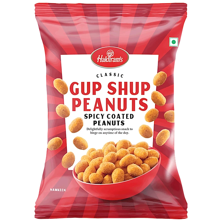 Haldiram's Gup Shup Peanuts - Classic Masala (Haldiram's Brand)