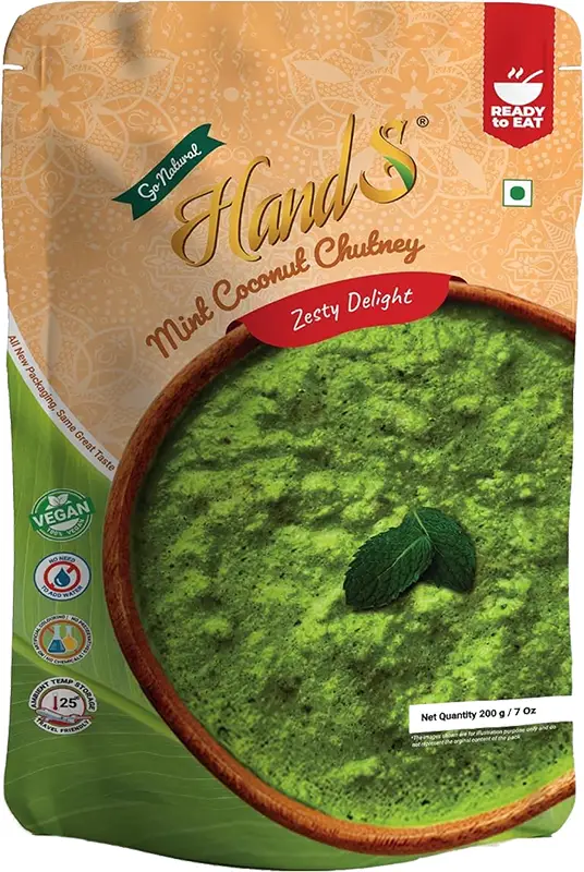 HandS Mint Coconut Chutney - Zesty Delight (Chutneys & Sauces)