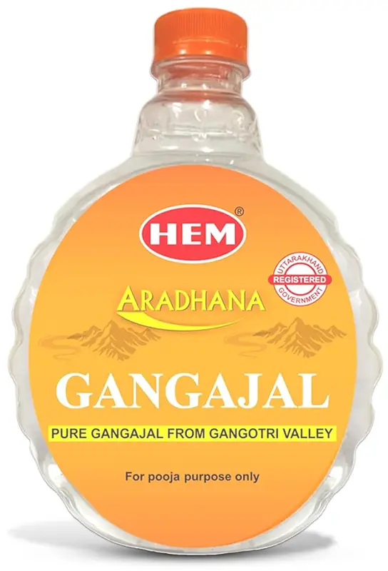 Hem Aradhana Gangajal (Purified Ganges Water) - 500 ml (Religous - Pooja Items)