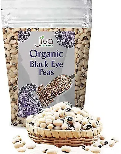 Jiva Organics Black Eye Beans - 2 lbs (2 lbs bag)