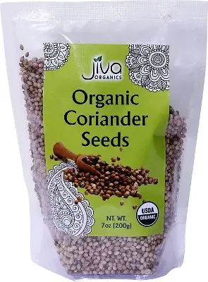 Jiva Organics Coriander Seeds (7 oz bag)