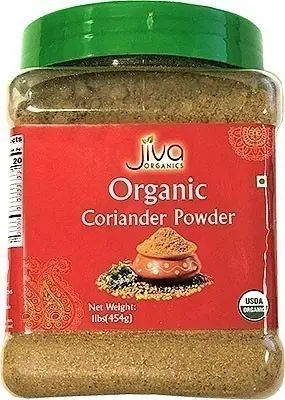 Jiva Organics Coriander Powder - 1 lb jar (1 lb jar)