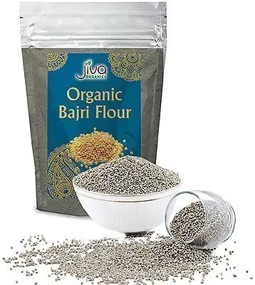 Jiva Organics Bajri (Pearl Millet) Flour (2 lbs bag)