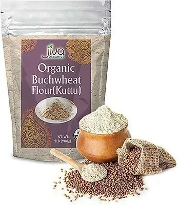 Jiva Organics Buckwheat (Kuttu) Flour (2 lbs bag)