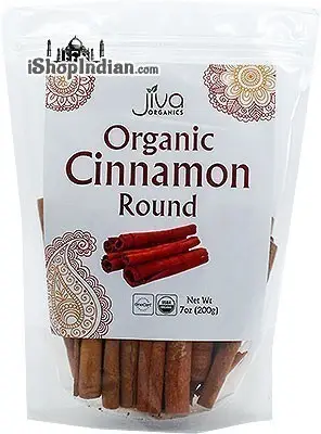 Jiva Organics Cinnamon Sticks (Round) (7 oz bag)