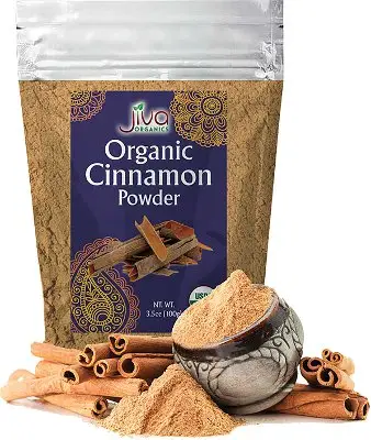 Jiva Organics Cinnamon Powder (3.5 oz bag)