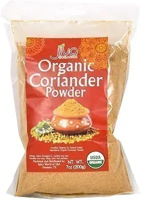 Jiva Organics Coriander Powder - 7 oz (7 oz bag)