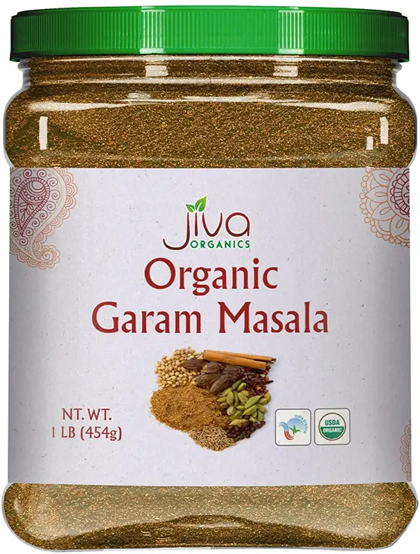 Jiva Organics Garam Masala - 1 lb (1 lb jar)