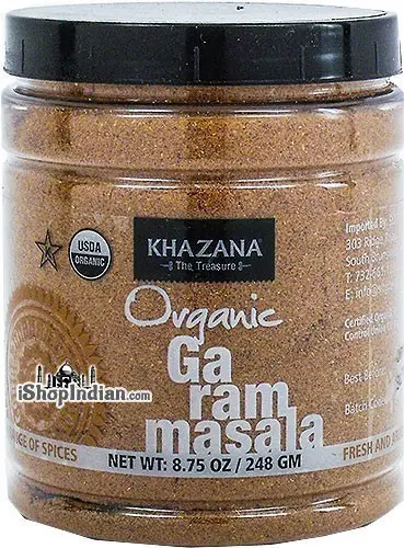 Khazana Organic Garam Masala (8.75 oz jar)