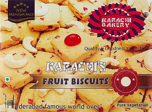 Karachi Bakery Fruit Biscuits (14 oz box)