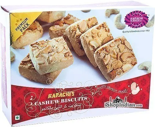 Karachi Bakery Cashew Biscuits (14 oz box)