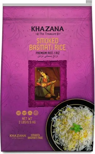 Khazana Smoked Basmati Rice - 2 lbs (2 lbs bag)