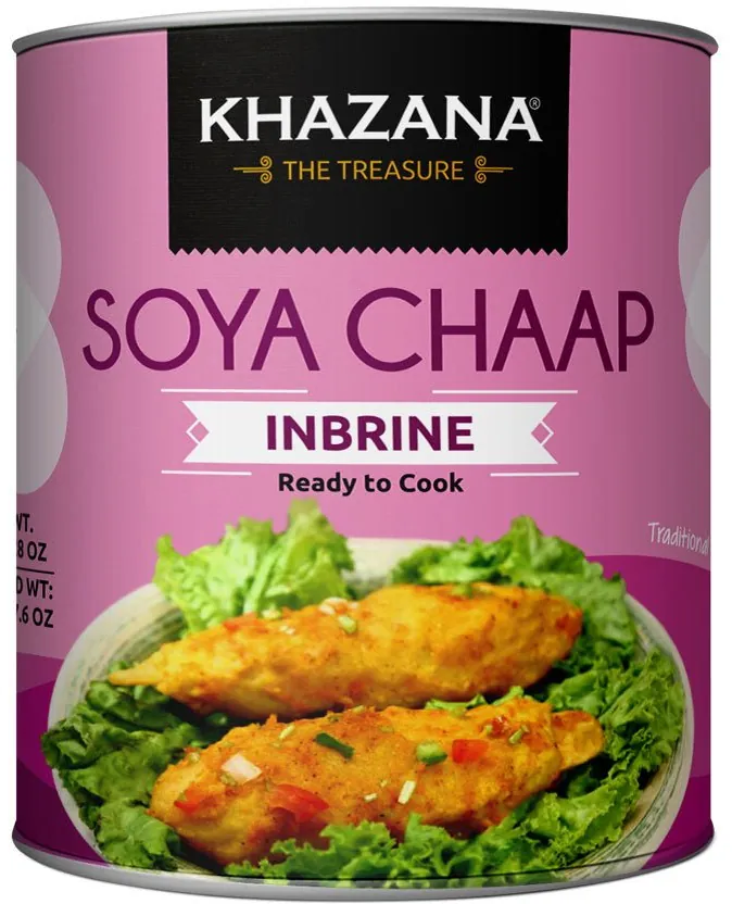 Khazana Soya Chaap (In Brine) (Instant Mix)