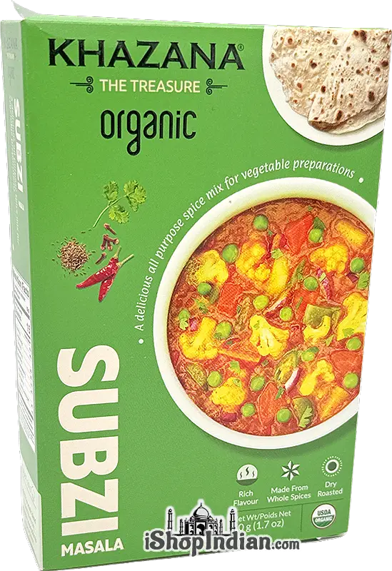 Khazana Organic Subzi Masala (1.7 oz box)