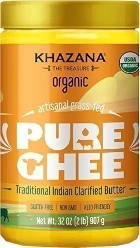 Khazana Organic Pure Ghee - 32 oz (32 oz jar)