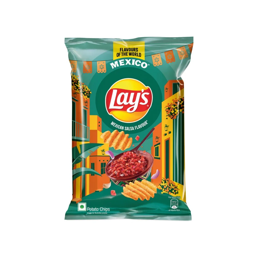 Lay's Mexican Salsa Flavour Potato Chips (Other Snacks)