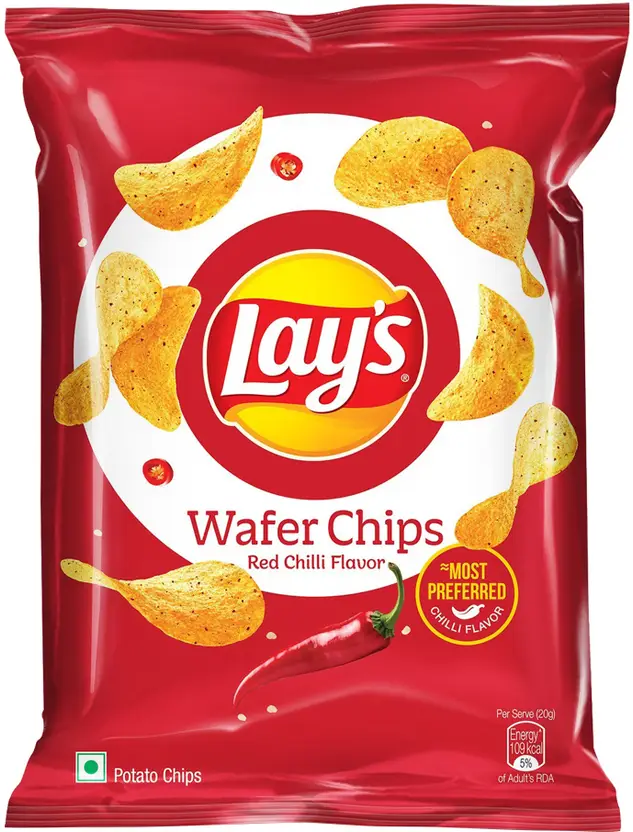 Lay's Wafer Style - Sundried Chilli Chips (50 gm pack)