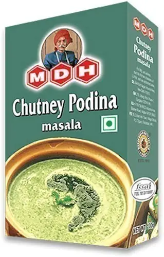 MDH Podina (mint) Chutney Powder (3.5 oz box)