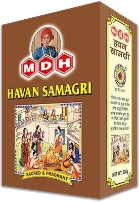 MDH Havan Samagri (Aromatic Religious Mixture) - 17.6 oz (17.86 oz box)