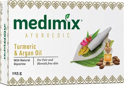 Medimix Ayurvedic Turmeric & Argan Oil Soap (125 gm box)