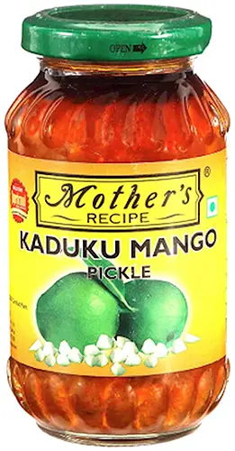Mother's Recipe Kaduku Mango Pickle (10.5 oz bottle)