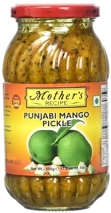 Mother's Recipe Punjabi Mango Pickle (17.64 oz jar)