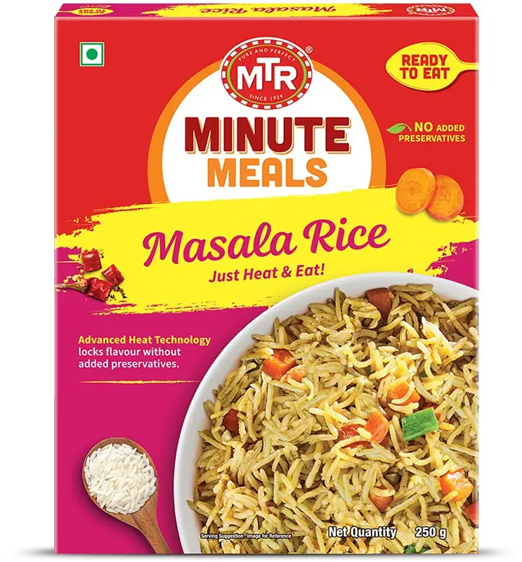 MTR Masala Rice (Ready-to-Eat) (8.9 oz box)