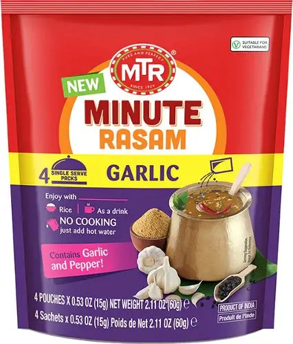 MTR Minute Rasam - Garlic (2.11 oz pouch)